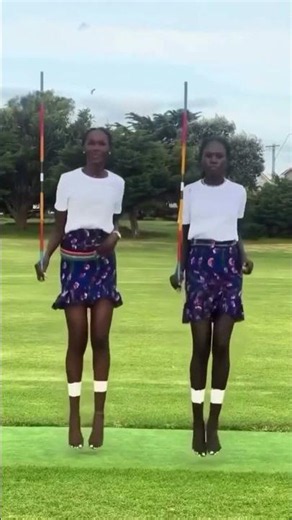Take a look at this African high jump dance .