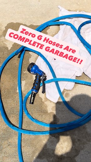 I’ve grown to LOATHE Zero-G hoses. They’re complete garbage. @teknorapexhose manufactures these hoses and even sent me several after I posted a video criticizing them. They have ALL failed. Minimal use, stored inside. It’s ridiculous. I’m not alone either. Tons of viewers agree and have had similar experiences. OK, rant over… just don’t buy em. Look at @eleyhosereels or @goblutech if you want a seriously great hose. #productreview #junk #zerog #wanderingwknds | Wandering Weekends
