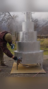 Marinated chicken and fresh veggies cook over open flame on a metal tree structure. Experience the natural flavors and traditions. #OutdoorCooking #OpenFireGrilling #MarinatedChicken #Cooking | Wilderness Grill