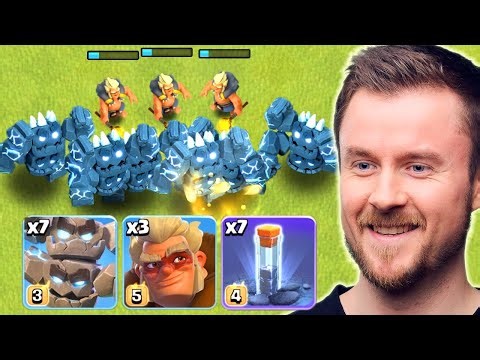 EINFACHSTE und BESTE Strategie auf Rathaus 18 - Meteor Golems mit Mass Totems