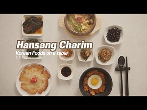 Preparing a Korean Table (한상차림)