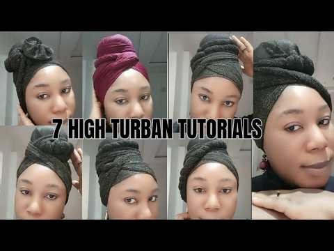 HEIGHT HEADWRAP TUTORIAL ✨7 QUICK & EASY BEGINNER-FRIENDLY SCARF STYLES