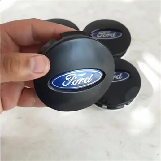 4PCS Black Ford Emblem Wheel Caps – Durable Car Rim Center Covers 60mm - Etsy