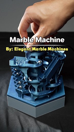 Bambu Lab on Instagram: "⏭Check out this marble machine for infinity fun! Link in bio🔗 Model designed by Elegant Marble Machines at MakerWorld PS：Don't forget to get a TT Motor DC5V 59RPM #3dprinter #3dprinting #bambulab #toy #castle"