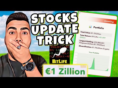 STOCK MARKET UPDATE TRICK BECOME SUPER RICH! BITLIFE