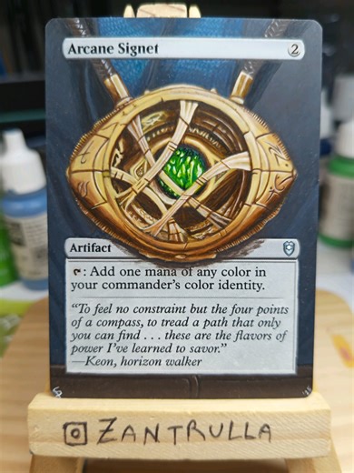 Altered Art Arcane Signed MTG For info price and commission DM me Thx @excaliburgames for selling the card #magicthegatheringcards #magicthegatheringartwork #drstrange