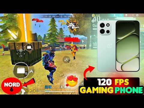 OnePlus Nord 6 Free Fire Test 😵 | OnePlus Nord 6 Gaming test ⚡ | OnePlus Nord 6 Bgmi Test & Review 😳
