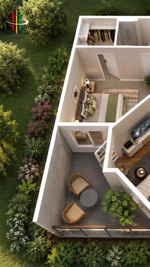 What does the layout look like in 3D? A floor plan tells you where everything is—but 3D makes the layout easier to experience. 👀 Watch the full reveal to see the rooms, furniture placement, and flow come together from above. What would you change in this layout? I also create custom 3D Floor Plan Animations for real estate and property marketing. #3DFloorPlan #FloorPlanAnimation #RealEstate #HomeDesign #3DVisualization