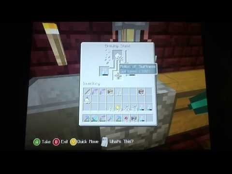 How to make speed potion:Minecraft Xbox 360