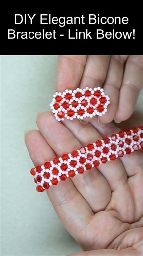 Easy Bicone & Seed Bead Bracelet 💫 Quick DIY Jewelry