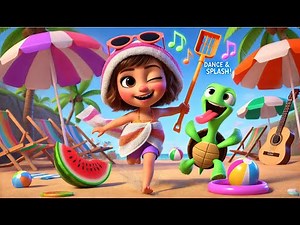 Boogie on the Beach🌞 | Fun Summer Dance Song for Kids