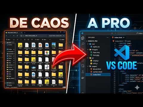 Cómo organizar un proyecto web en VS Code como profesional (PASO A PASO 2026)