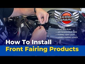 Install Multiple Plug and Play Front Fairing Lighting Products on Your Motorcycle
