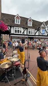 31K views · 894 reactions | #TBT to the warmer weather at our local East Grinstead Jazz Festival where people packed the High Street!l outside One Middle Row. | The Jive Aces | Facebook