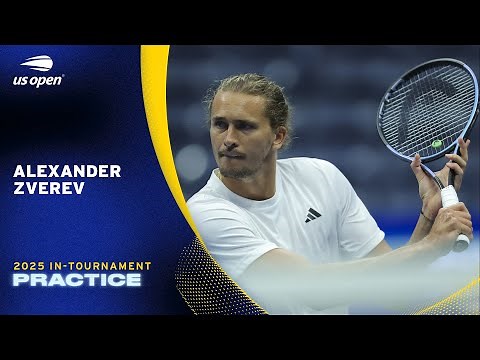 LIVE | Alexander Zverev | Practice Session | 2025 US Open