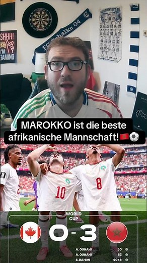 MAROKKO ist die beste afrikanische Mannschaft!⚽️🇲🇦Klarer 3:0-Sieg gegen Kanada | WM 2026