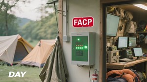 T&R FACP Sign Fire Alarm Control Panel Sign - 2 Pack - 12 x 6 Inches Rust Free .040 Aluminum Reflective - UV Protected, Waterproof, Weatherproof and Fade Resistant - 2 Pre-drilled Holes