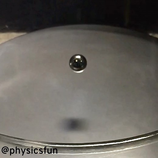 physicsfun on Instagram: "Bouncing Ball @exploratorium: a steel ball bounces more than 230 times (counted using slow motion video) before coming to rest in this exhibit demonstrating the physics of a high coefficient of restitution. The bottom plate is amorphous steel and attached firmly to a massive block of concrete to enable the ball to retain as much kinetic energy as possible after each collision. 🌟 With special thanks to the Exploratorium! ➡️ Follow the link in my profile for more info an