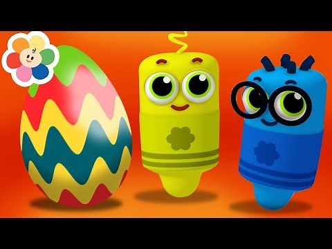 Huevo Sorpresa de Colores | Aprende los Colores - Familia Dedo Canciones Infantiles | BabyFirst