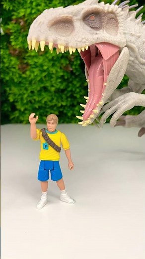 Indominus Rex Attacks Human #dinosaur