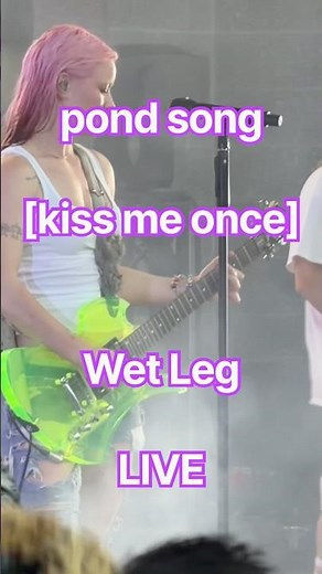 Wet Leg “pond song” [kiss me once] LIVE August 5, 2026 @ Ogden Twilight Series (Ogden, Utah)