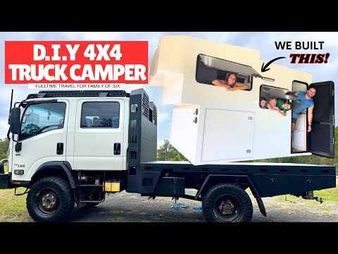 YOU WILL BE SURPRISED! DIY EXPEDITION TRUCK CAMPER BUILD FOR FULLTIME TRAVEL - New TRAY & TRIMS EP8