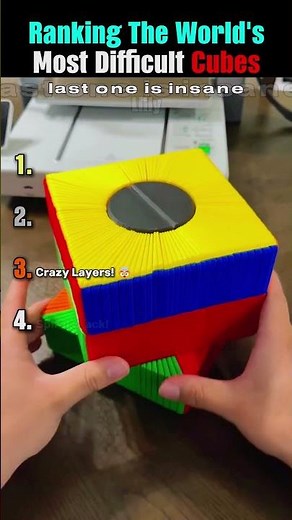 Ranking World's Most Difficult Cubes! 🧩