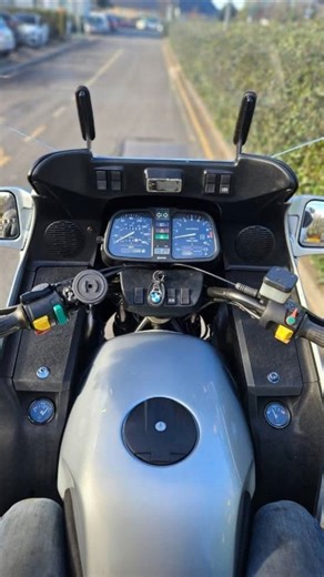 BMW K75RT Ultima - 1996 model. The last production of the K75 series. I really do love everything about this bike. A comfortable small tourer that is ultra reliable, smooth and very practical. Not to mention, it's extremely easy to maintain and service. This 1996 model includes the factory tilting wind screen, ABS brakes, additional instruments, gear indicator, and heated grips. With its enclosed shaft drive and wind protection, it is the perfect winter motorcycle. #bmw #k75 #k100 #k1100 #classi