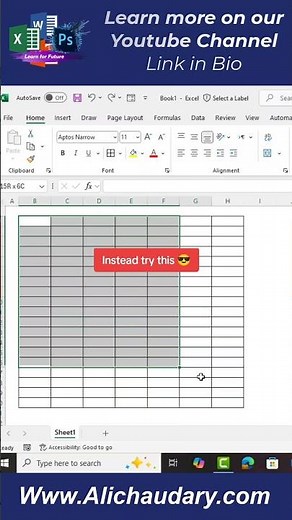 Excel Tutorial for beginners | Merge Cells