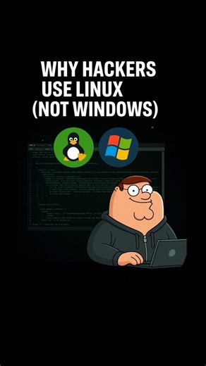 CodeWithPeter on Instagram: "95% of the world still uses Windows. Hackers? They don’t even touch it. Here’s the real reason Linux dominates the cyber world: #TechReels #TechFacts #TechExplained #TechCommunity #LinuxLife #LinuxTips #OpenSource #CyberSecurity #InfoSec #EthicalHacking #HackerMindset #DigitalPrivacy #PrivacyTips #ProgrammingLife #CodingCommunity"