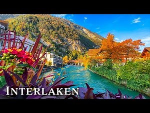 Most Beautiful Fall Foliage in Interlaken, Switzerland 🇨🇭 Autumn in Switzerland