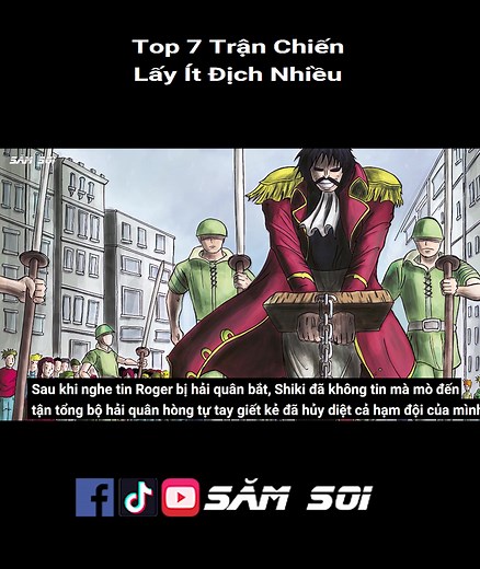 Top 7 Trận Chiến Lấy Ít Địch Nhiều Part 4 - xem full tại YT: Săm Soi #sămsoi #onepiece