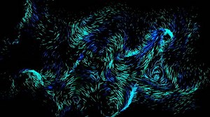 Abstract Particles Background. Loop