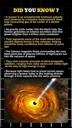 Surprising Quasar Facts (The Billion-Sun "Space Engines" That Outshine Entire Galaxies)