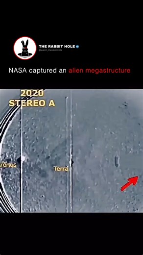 The Rabbit Hole on Instagram: "NASA captured an alien megastructure"