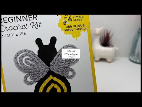 Review of Beginner Crochet Bumblebee Kit by Audrey Vacha