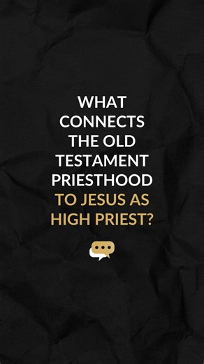 What is the connection between the Old Testament priesthood and Jesus as our High Priest? Dr. James Hamilton traces the story from the Pentateuch through Psalm 110 and Hebrews to show how the priesthood points to the work of Christ and to the new covenant people he forms. 🎥 Watch the full episode on our Youtube channel. | The Southern Baptist Theological Seminary