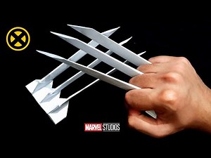 DIY - How To Make Wolverine Claws Out Of Paper