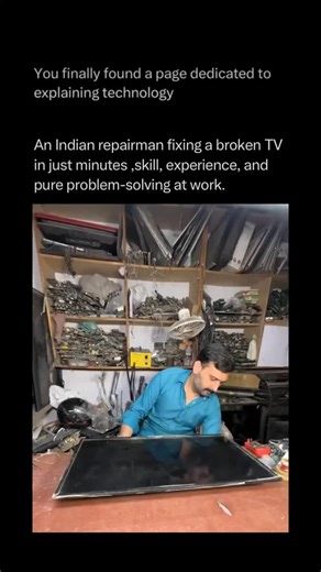 Technology Explained on Instagram: "Follow @explaining.tech to learn everything about technology one post at a time 🧠⚙️ Watching a technician fix a dead LED TV in five minutes feels like magic, but it is actually a masterclass in component-level diagnostics. While authorized service centers often replace the entire motherboard for hundreds of dollars, these experts understand that the failure is usually just a single tiny part, like a shorted capacitor or a burnt MOSFET, that costs pennies. The