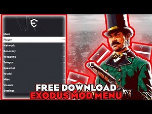 [EXODUS] Mod Menu - Red Dead Online | Top Mod For RDR2 | Gold, Exp & Many | Free Download 100%