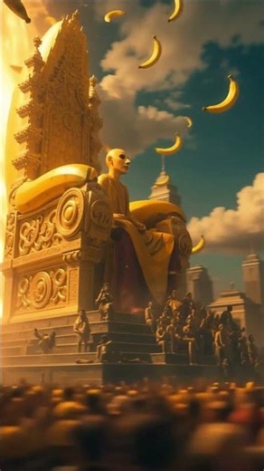 🍌 Banana King Takes Over Earth 💀👑 #brainrot