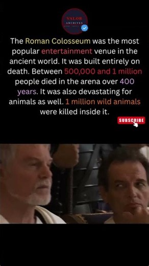 Between 500,000 and 1 Million People Died in the Roman Colosseum