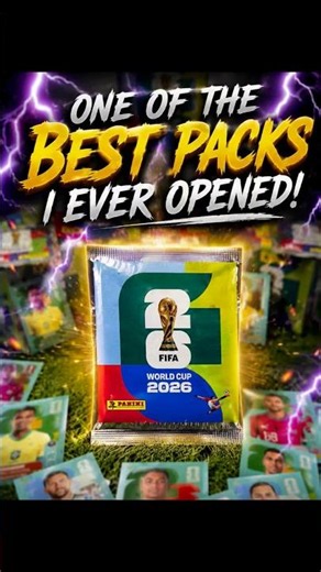 🤯 Panini World Cup 2026 Pack Opening! This pack was way better than I ever expected! 🔥⚽ #panini