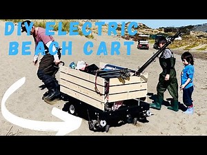 How To Build An Electric Beach Cart Wagon From An Ordinary Garden Cart From Harbor Freight - Part 1