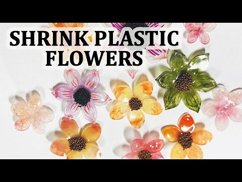 How to make shrink plastic flowers