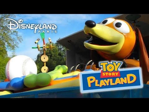 Slinky Dog Zigzag Spin - On-Ride - POV - Toy Story Playland - July 16, 2020 - Disneyland Paris