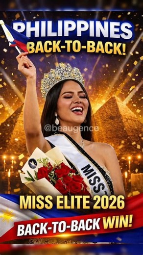 Philippines Seals Back-to-Back Miss Elite Victory! 🇵🇭👑🇪🇬
