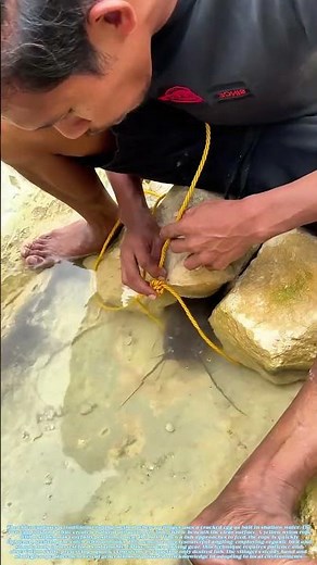 Rural Fishing Wisdom: Egg Lure and Rope Technique