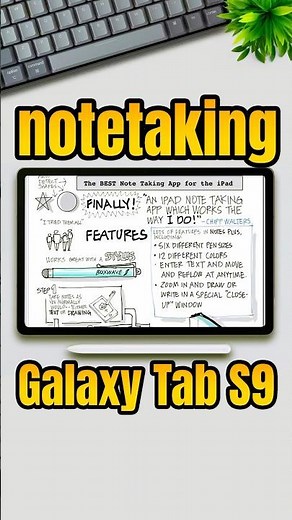 Galaxy Tab S9 | The BEST Note Taking Tablet? 🤔📱