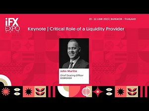 Keynote | Critical Role of a Liquidity Provider